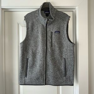 PATAGONIA VEST BETTER SWEATER GRAY MENS MEDIUM. PERFECT CONDITION